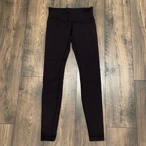 Lululemon black leggings full length sz 6